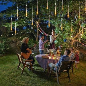 30/50cm Fairy String Lights Meteor Shower 192/384 LED 8 Tubes IP65 Tree Lights - Picture 1 of 18