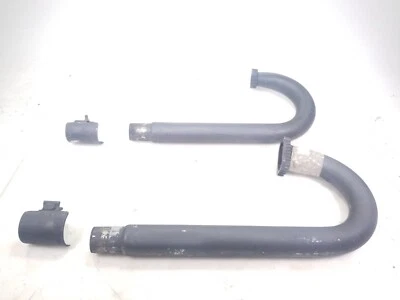 2001 01 BMW R1200 C Left & Right Exhaust Header Head Pipe Pipes Black - Image 1 of 4