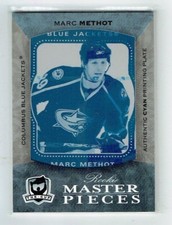 07-08 UD Upper Deck The Cup  Marc Methot  1/1  Printing Plate  Rookie