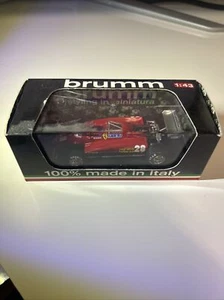 BRUMM Rare 1/43 FERRARI G.P. 126C2 NO.28 MARIO ANDRETTI 1982 ITALIA - NEW - Picture 1 of 7