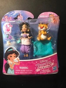 Disney Princess Little Kingdom Jasmine's Slumber Party Rajah 3" Doll Snap Ins - Bild 1 von 9
