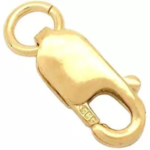 Cierre de garra de langosta oro 14K cerraduras de joyería-nos-hallazgos 12 mm x 5 mm - Imagen 1 de 1