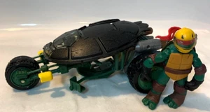TEENAGE MUTANT NINJA TURTLES STEALTH BIKE WITH RALPHAEL 5" FIGURE TMNT ((K1 ) - Picture 1 of 6