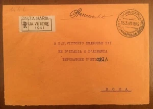 Busta inviata a Vittorio Emanuele III - Picture 1 of 1