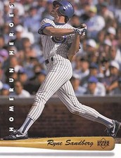 Ryne Sandberg Chicago Cubs 1993 Upper Deck "Homerun Heroes" 8x10 Card MLB (A)