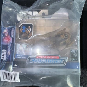 Star Wars Micro Galaxy Squadron Desert Skiff Serie 5 mit Serie 5 Fahrzeugbox - Bild 1 von 5