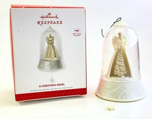 Hallmark Keepsake Ornament 2013 O Christmas Angel Globe Magic Sound Motion - Picture 1 of 13