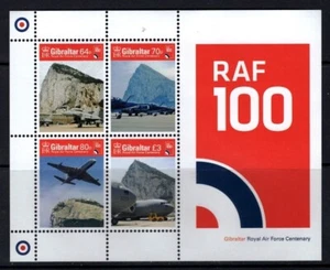 Gibraltar 2018 Flugzeuge, Luftfahrt Block postfrisch Nennwert 5,14 £ Kat. 14 $ - Bild 1 von 1
