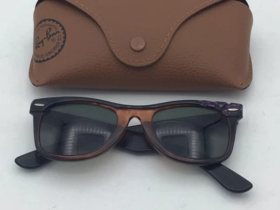 Occhiali da sole vintage anni 60 Ray-Ban B&L USA Wayfarer L1617 WTAS marroni leggi Q1 - Immagine 1 di 4