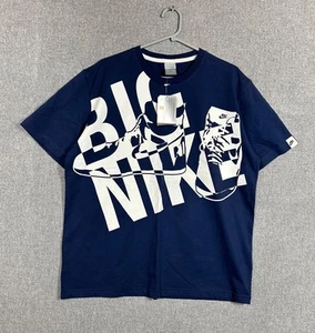 Vintage Nike T Shirt Herren XL Blau 86 Big Nike Silver Tag Y2k Retro - Bild 1 von 11
