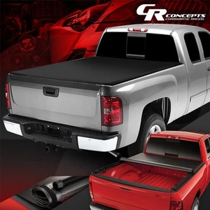 PLATAFORMA DE CAMIÓN ENROLLABLE CUBIERTA DE TONELAJE SUAVE PARA 14-18 SILVERADO/SIERRA 8 FT Fleetside - Imagen 1 de 12
