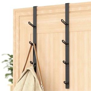 Heavy Duty Over The Door Hooks, Space-Saving Vertical Door Hanger for Towels,... - Picture 1 of 7