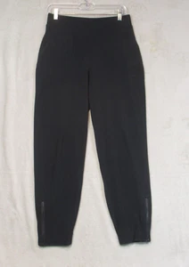 Pantalones de chándal Athleta Brooklyn Heights para mujer 4 negros con bolsillos con cremallera City Commute - Imagen 1 de 7