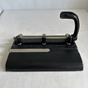 Master Products Mfg Co 3 hole punch Model 1325B Vintage Heavy Duty Industrial 94 - Picture 1 of 11