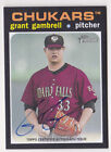 2020 Topps Heritage Minors Grant Gambrell Auto Real Ones Autograph