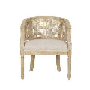 Christopher Knight Home Steinaker Accent Chair Beige + Natural - Picture 1 of 5