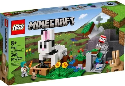 LEGO MINECRAFT - 21181 - The Rabbit Ranch - 340 pcs - Tamer Zombie Baby Rabbit - Image 1 of 4