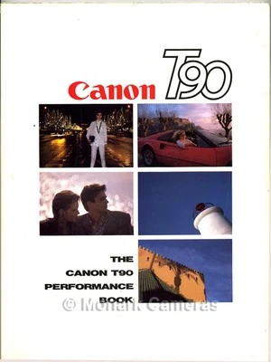 Canon T90 Performance Book. New, Old Stock. Other Camera & Lens Guides Listed. - Image 1 of 3