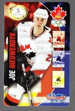 1998 Team Canada Olympic Valu-Net Phone Cards #16 Joe Nieuwendyk