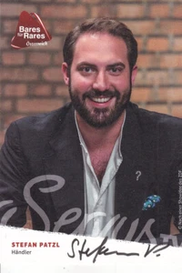 Stefan PATZL - Austria Moderador de TV, Bares para Raras, Autógrafo Original! - Imagen 1 de 1