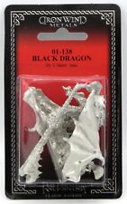 RAL Partha 01-138 Black Dragon Acid Drake Swamp Wyrm 25mm Miniature