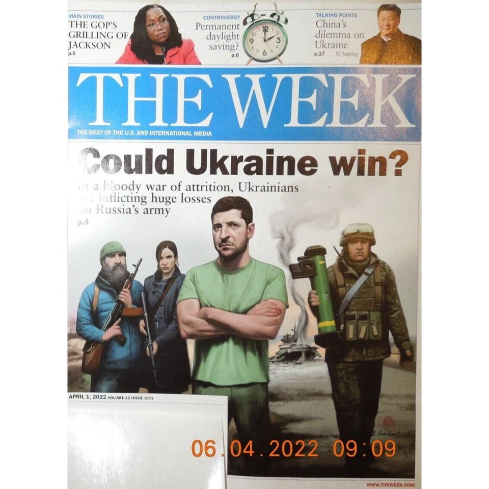 VOLODYMYR ZELENSKY the week UKRAINE russia COULD UKRAINE WIN? china - Image 1 of 1