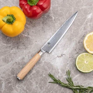 KAI Shun Classic Utility Knife BLONDE Damascus 150mm 5.91in DM3701 Chef's knife - Picture 1 of 12