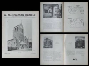 CONSTRUCTION MODERNE 1936 PARIS 30 - 32 RUE VARENNES, CACHAN, BRUXELLES ANSPACH - Picture 1 of 1