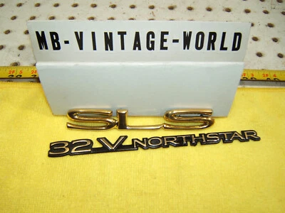 Baúl trasero genuino Cadillac 2002 Seville STS chapado en oro OEM 2 emblemas Foto 1 de 4