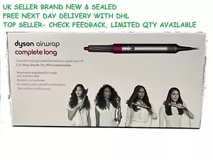 Dyson Airwrap Styler Complete Long Nickel Fuchsia NEW Next Day FREE UK Delivery  - Picture 1 of 12