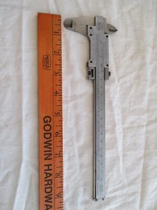 Helios Vernier Caliper Vintage Stainless Steel - Picture 1 of 9