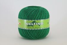 Cotone per uncinetto Delfino 100% filo di scozia n 3,5,8,12,16 gomitolo 100gr