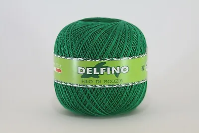 Cotone Per Uncinetto Delfino 100% Filo Di Scozia N 3,5,8,12,16 Gomitolo 100gr • 3.70€