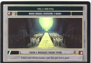 Star Wars CCG Reflections II Foil Yavin 4 : Massassi Throne Room - Picture 1 of 1