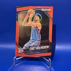 2024-25 Prizm Black Chet Holmgren Red Prizms #065/299 Thunder - Picture 1 of 2