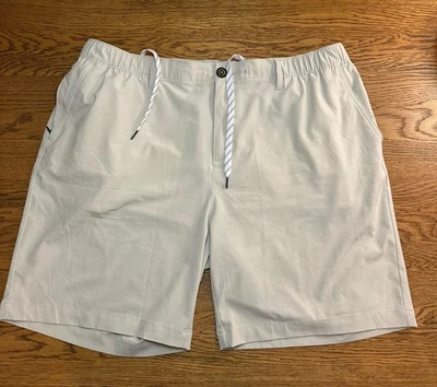 "Pantalones cortos Chubbies Everywhere Performance para hombre XXL caqui con cordón de golf elásticos 8""" Foto 1 de 4