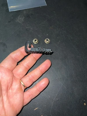 Dodge Truck 1972-1980 emblema de tablero "personalizado" Mopar 73 74 75 76 77 78 79 80 Foto 1 de 4