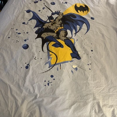 Funda nórdica Pottery Barn Kids Batman superhéroe DC Comics azul reina completa #N75 Foto 1 de 4