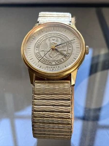 Reloj de pulsera Bulova Accutron Davidson vintage con esfera universitaria funcionando - Imagen 1 de 6