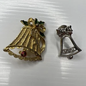 Lote H4 GERRYS Oro Plata Esmalte Acebo Años 70 Mcm Glamour Vintage Retro Broche Prendedor - Imagen 1 de 7