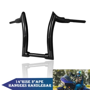 14'' Rise 2" Ape Hanger Handlebar Motorcycle Fit For Harley Dyna Switchback - Picture 1 of 15