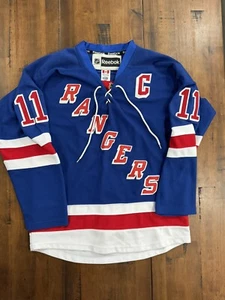 Reebok CCM Mens 48 Authentic Sewn Mark Messier New York Rangers Jersey - Picture 1 of 5