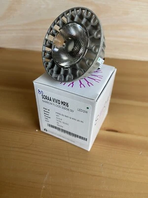 SORAA VIVID MR16 12.1 W LED 25° Narrow Flood Bulb 3000 K - Image 1 of 4