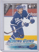 NIKITA ZAITSEV Young Guns Canvas Rookie Card | 2016-17 Upper Deck Canvas #C223