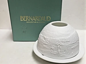 Bernardaud Limoges Tea Light Holder LANDSCAPE NIB 4.5" x 2.5" made in France - Picture 1 of 4
