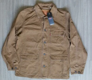 Levi’s Engineers Coat Chore Jacket Railroad Utility Gr. S Brown Duckcloth Worker - Bild 1 von 5