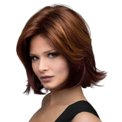 Taylor by Envy Wigs | Bob Style | Dark Red | Outlet Clearance - Image 1 of 4