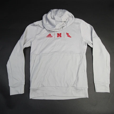 Nebraska Cornhuskers adidas Aeroready Sweatshirt Men's Gray New Cover
