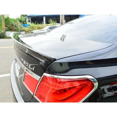 Carbon A Look Trunk Spoiler 7-Series For BMW F01 F02 4DR Sedan 2009-2015 760Li Foto 1 de 4