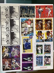 Griffey Jr 1995 Topps  & Others, 10-Different Uncut Strips One Of A Kind. - Picture 1 of 6